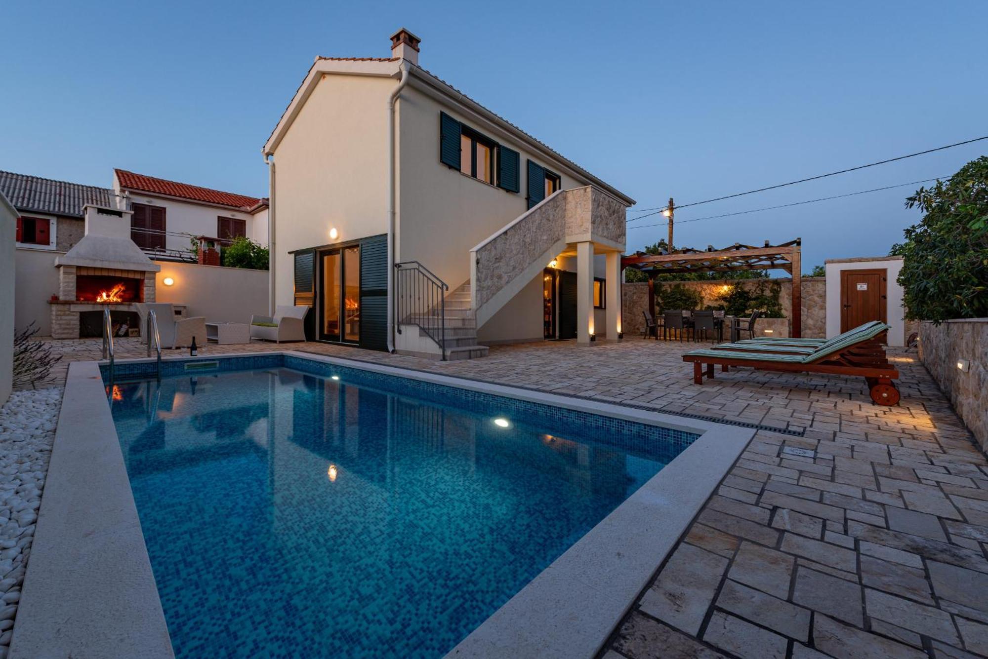 Villa Ivo Zadarvillas Vinjerac Extérieur photo